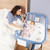 Dream On Me Daisy Bassinet And Bedside Sleeper, Sky Blue