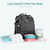Nordmiex Diaper Bag Backpack With Changing Station, Gray