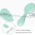 Hemoton 1set Creative Comb Brush Set Baby Bathing Brush For Home Use