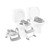 Babyloo 3 In 1 Bambino Booster Potty Trainer For Years 1 To 6, Gray