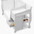 Storkcraft Portofino 5-in-1 Convertible Baby Crib And Changer, White