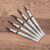 5 Pcs Precision Ceramic Reverse Tweezers Stainless Steel Tweezers Curved/flat