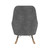 Little Seeds Raven Upholstered Rocker, Nursery Furniture, Gray Velvet