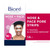 Biore Original Nose+face Deep Cleansing Blackhead Remover Pore Strips, 7 Nose + 7 Face Strips, 14 Ct