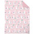 Everything Kids 4-piece Llama Toddler Bedding Set, Pink