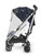 Uppababy G-lite Stroller - Denny (red/silver) + G-lite Rain Shield