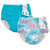 I Play (2 Pack) Girls Reusable Absorbent Baby Swim Diapers - Swimming Suit Bottom | No Other Diaper Necessary Aqua Dinosaurs And Aqua 18 Months