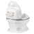 Gymax Realistic Potty Training Toilet Kids Toddlers W/ Flush Sound Gray