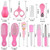 Obosoe Baby Grooming Kit,portable Baby Safety Care Kit With Brush,nail Clipper,nasal Aspirator And More,suitable For Nurseries,newborns 10pcs