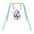 Blue Folding Swing Outdoor Indoor Swing Toddler Swing With Safety Baby Seat For Baby