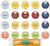 Twinings Herbal & Decaffeinated Sampler - 20 Count Assorted Keurig 2.0 K-cups - With By The Cup Honey Sticks