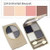 L'oreal Wear Infinite Eye Shadow Quad, Subtle Berries 0.16 Oz. (gold Case)