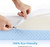 Crib Mattress, Dual Sided Comfort Memory Foam Toddler Bed Mattress, Triple-layer Breathable Premium Baby Mattress For Infant And Toddler W/removable Outer Cover - White&blue