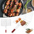Mtfun Meat Grilling Basket Barbecue Rack Grill Burger Fish Stand Cooking Roast Tool Bbq Net
