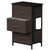 Tkoofn 3-tier Kid Dresser Drawer With 3 Easy Pull Fabric Storage Organizer Unit, Metal Frame, Wood Top, Brown