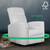 Evolur Reevo Swivel Glider In Misty Grey, Easy Assembly