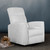 Evolur Reevo Swivel Glider In Misty Grey, Easy Assembly