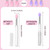 Silicone Lip Brush, 6pcs Makeup Brushes With Dirt-proof Caps For Protection, Lipstick Applicator Brushes For Lip Gloss, Lip Mask, Eyeshadow, Lip Cream, Makeup Beauty Tool