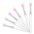 Silicone Lip Brush, 6pcs Makeup Brushes With Dirt-proof Caps For Protection, Lipstick Applicator Brushes For Lip Gloss, Lip Mask, Eyeshadow, Lip Cream, Makeup Beauty Tool