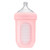 Boon Nursh Reusable Silicone Pouch Baby Bottle, Air-free Feeding, Pink Multi Pack, 8 Oz, 3 Pk