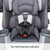 Baby Trend Cover Me Convertible Car Seat, Solid Print Gray