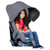 Baby Trend Cover Me Convertible Car Seat, Solid Print Gray
