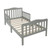 Feiona-toddler Bed Wooden Baby Toddler Bed Children Bedroom Furniture Wwood Kids Bed W/double Safety Guardrail Toddler Bed