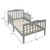 Feiona-toddler Bed Wooden Baby Toddler Bed Children Bedroom Furniture Wwood Kids Bed W/double Safety Guardrail Toddler Bed
