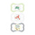 Mam Pacifiers, Baby Pacifier 6+ Months, Best Pacifier For Breastfed Babies, ‘air Day & Night' Design Collection, Unisex, 3-count