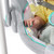 Whimsical Wild Portable Compact Automatic Deluxe Baby Swing With Music And Taggies, Newborn And Up