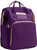 Exec-u-gift Diaper Bag Backpack With Changing Station | 0-12 Month| Waterproof Baby Bag With Auto Foldable Crib, Travel Bassinet With Usb Charging Port And Shade Cloth - Purple