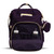 Exec-u-gift Diaper Bag Backpack With Changing Station | 0-12 Month| Waterproof Baby Bag With Auto Foldable Crib, Travel Bassinet With Usb Charging Port And Shade Cloth - Purple