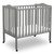 Delta Children Folding Portable Mini Crib With 1.5-inch Mattress, Greenguard Gold Certified, Gray