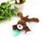 Michellecmm Baby Pacifier Holder Stuffed Animal Soft Plush Toy With Detachable Silicone Baby Dummy Binky Teething Soother Clip Leash Squeaky Deer