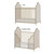 Little Seeds Piper Upholstered Metal Crib, Gold