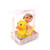 Baby Favors Souvenir, 3-3/4-inch, Baby And Duck, Light Pink