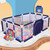 Jllom Extra Large Baby Playpen Play Yard Outdoor Indoor Kids Activity Center +gate