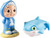 Cocomelon Bath Squirter Toys, 6 Pieces - Includes Jj, Baby Shark, Mommy Shark, Turtle & Goldfish - Water Toys For Toddlers & Kids - Ages 18 Months+