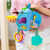 Amerteer Newborn Stroller Hanging Rattle Toy Baby Crib Musical Mobile Infant Sensory Rattle Nursery 0-3 -6-12 Months Baby Girl Baby Boy Toys,rotating Hanging Bell Plush Bed Hanging-ocean World