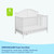 Graco Wilfred 5-in-1 Convertible Baby Crib, White