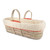 Tadpoles Line Stitched Moses Basket And Bedding Set, Orange