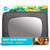 Safefit Baby Wide View Auto Mirror For Car Seat, Baby Car Mirror, Crash-tested And Shatter Resistant, Gray