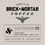Brick And Mortar Coffee - Ampersand House Blend, Whole Bean, Local Roast, 8.8oz