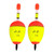 Fishing Float, 2pcs Vertical Sea Ocean Fishing Floats Buoy Bobber Fish Tackle Tools Accessory, Superb Buoyancy