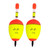 Fishing Float, 2pcs Vertical Sea Ocean Fishing Floats Buoy Bobber Fish Tackle Tools Accessory, Superb Buoyancy