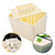 Hemousy Plastic Tofu Box Maker Mould Press Mould Diy Homemade Tofu Maker Pressing Mold Kit