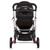 Dream On Me Track Tandem Stroller- Face To Face Edition, Black