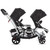 Dream On Me Track Tandem Stroller- Face To Face Edition, Black