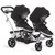 Dream On Me Track Tandem Stroller- Face To Face Edition, Black