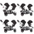 Dream On Me Track Tandem Stroller- Face To Face Edition, Black